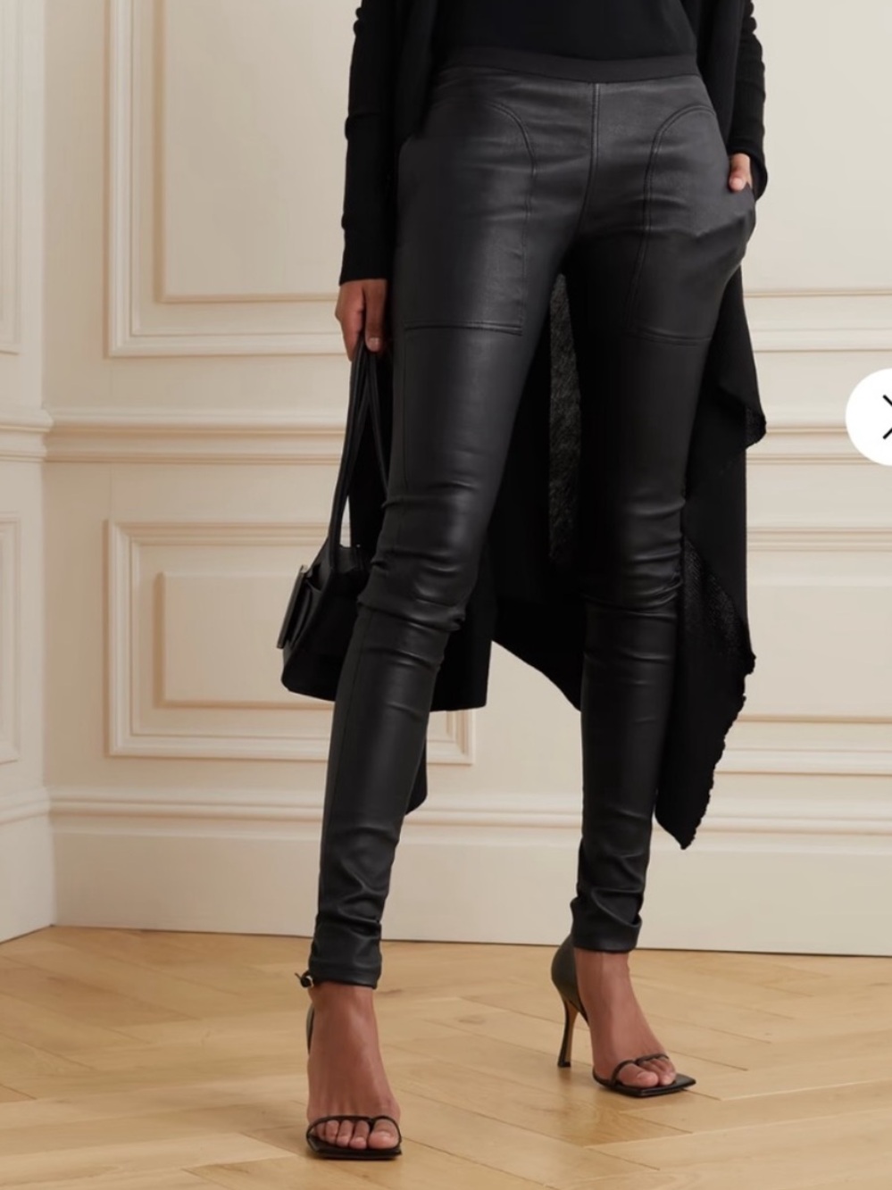 Rick Owens Leather Leggings